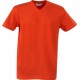 T-shirt,  v-hals, 100% bomuld,