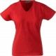 Dame t-shirt, v-hals, 200g/m2