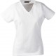 Dame t-shirt, v-hals, 200g/m2