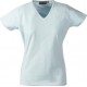 Dame t-shirt, v-hals, 200g/m2