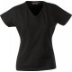 Dame t-shirt, v-hals, 200g/m2