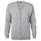 Men's cardigan-Regular Fit-Grå