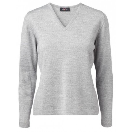 Glatte Udløbet tag Dame-pullover-v-hals,bluser,trøjer,personalebeklædning