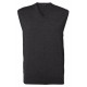 Herre slipover med V-hals charcoal