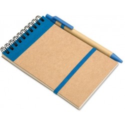 Notesbog m/kuglepen, 132x75x8mm