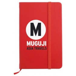 Notesbog m/kuglepen, 132x75x8mm