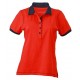 Poloshirt, dame 100% bomuld