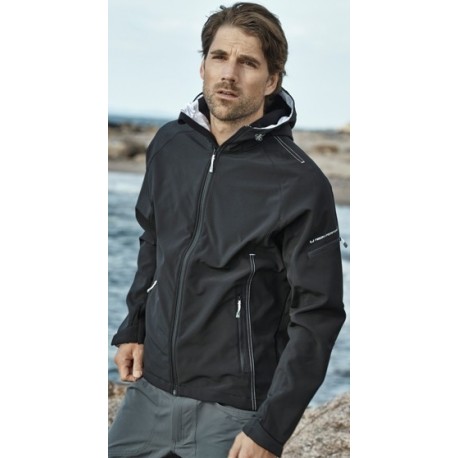 TeeJays softshell hættejakke dame