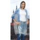 Regn poncho i plastpose,