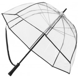 Klar transparent paraply 92cm Ø