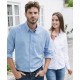 Dame skjorte, Oxford, Easy Care behandlet
