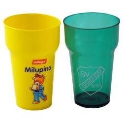 Stabelbare brudsikre kunststof glas, 0,2 ltr,