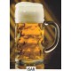 Glas ølkrus, 1 ltr
