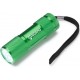 Gaveæske indeholdende 3 batterier samt aluminium lampe 