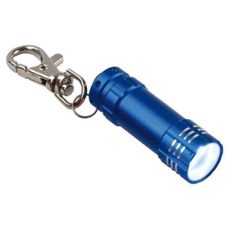 Aluminium LED lampe med karabinhage 