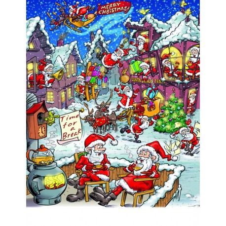 Julekalender med chokolade