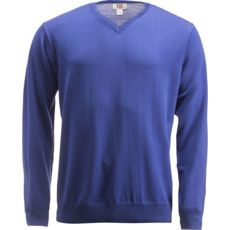 Ulejlighed politi Menda City Herre bluser - V-hals - Cutter&Buck - med logo - tryk - brodering