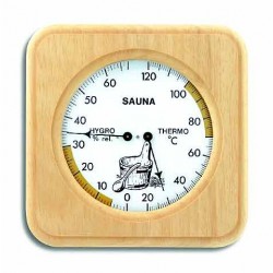 Sauna thermometer og hygrometer