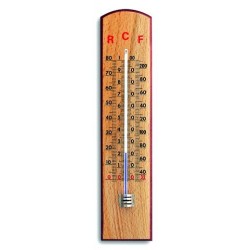 Indendørsthermometer i bøg