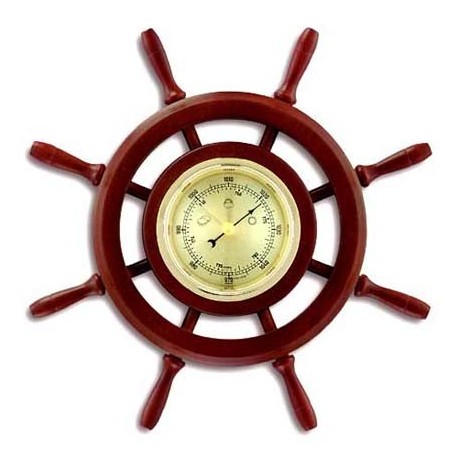 Barometer i mahogni rat.