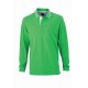 Dame poloshirt med lange ærmer