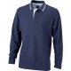 Dame poloshirt med lange ærmer