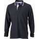 Dame poloshirt med lange ærmer