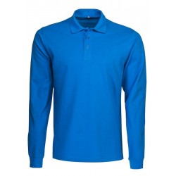 Dame poloshirt med lange ærmer