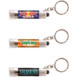 LED lommelampe m/4-farvefoto tryk