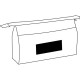 Toilettasker Str. 28x18x8,5 cm. Trykflade 20x9 cm.