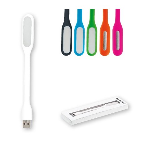 USB LED fleksibel lampe. 17 x 1,8 x 0,9 cm