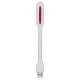 USB LED fleksibel lampe. 17 x 1,8 x 0,9 cm