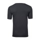V-hals t-shirt med logo tryk