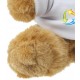 Stor bamse med hvid t-shirt. 22x19cm