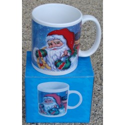 Porcelænkrus med julemotiv