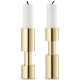 2 stk Messing lysestager 11cm      23FABE021A400