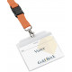 Lanyard etui,transparent til adgangskontrol mm