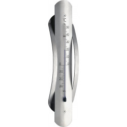 Inden -og udendørsthermometer aluminium 122044a162