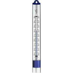 Inden -og udendørsthermometer i aluminium 122047a162