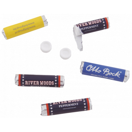 Rulle med 9 stk Dextrose mint pastiller