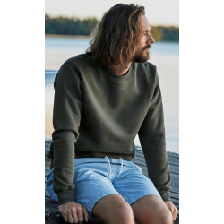 Sweatshirt med rund hals