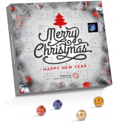 Lindt chokoladekugle  julekalendere 210x210x23mm  1087a89