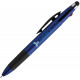 Kuglepen 3-farver + gummi til tastning, 143x13mm, 1629A32