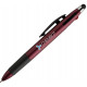 Kuglepen 3-farver + gummi til tastning, 143x13mm, 1629A32