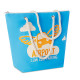 Canvas strandtaske 40x32x14cm, 8201A30
