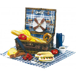 Picnickurv, 4 personer