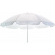 Strandparasol med teleskop metal skaft,