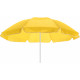 Strandparasol med teleskop metal skaft,