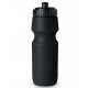 Sorte drikkedunke med logo, 700 ml. Drikkedunke er effektive reklameformidlere