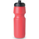 Røde drikkedunke med logo, 700 ml. Drikkedunke er effektive reklameformidlere